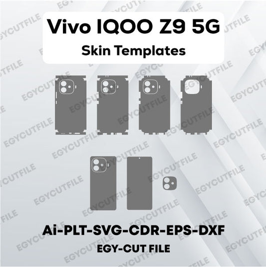 Vivo IQOO Z9 5G Vector Skin Cut Files