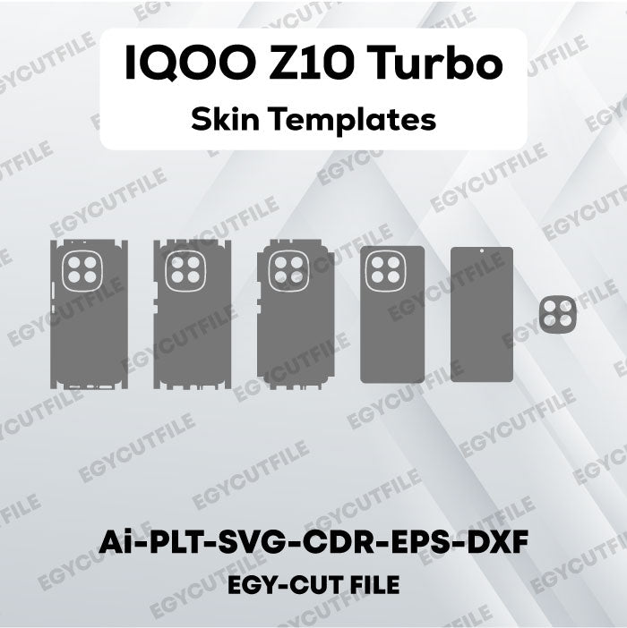 Vivo IQOO Z10 Turbo Vector Skin Cut Files