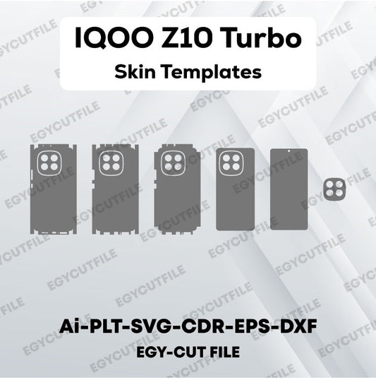Vivo IQOO Z10 Turbo Vector Skin Cut Files