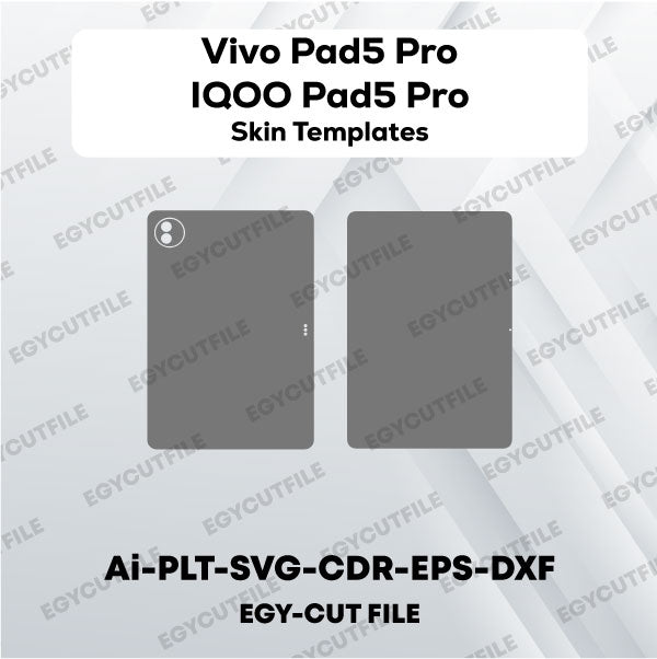 Vivo Pad5 Pro-IQOO Pad5 Pro Vector Skin Cut Files
