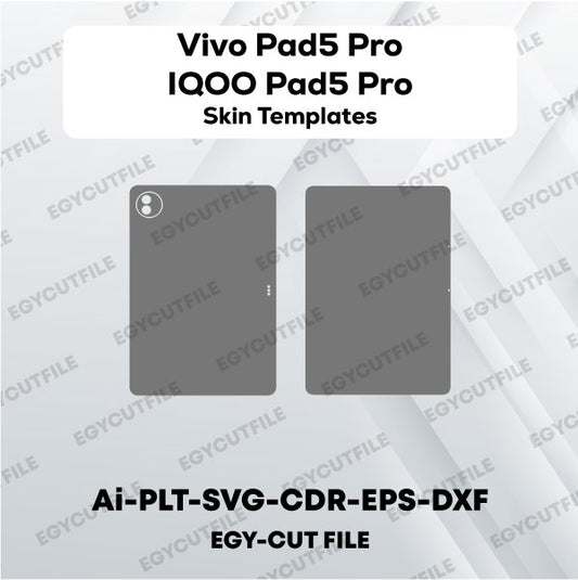Vivo Pad5 Pro-IQOO Pad5 Pro Vector Skin Cut Files
