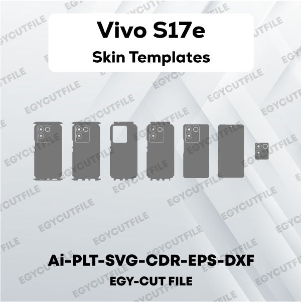 Vivo S17e Vector Skin Cut Files