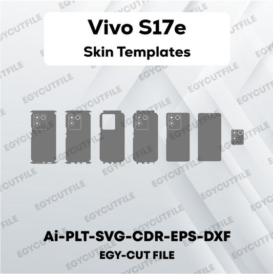 Vivo S17e Vector Skin Cut Files