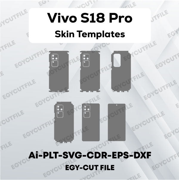 Vivo S18 Pro Vector Skin Cut Files
