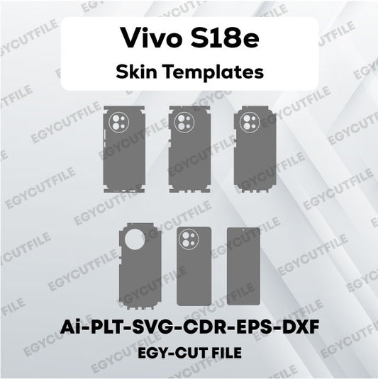 Vivo S18e Vector Skin Cut Files