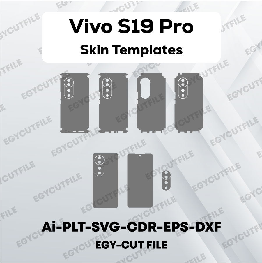Vivo S19 Pro Vector Skin Cut Files