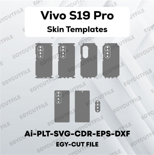 Vivo S19 Pro Vector Skin Cut Files