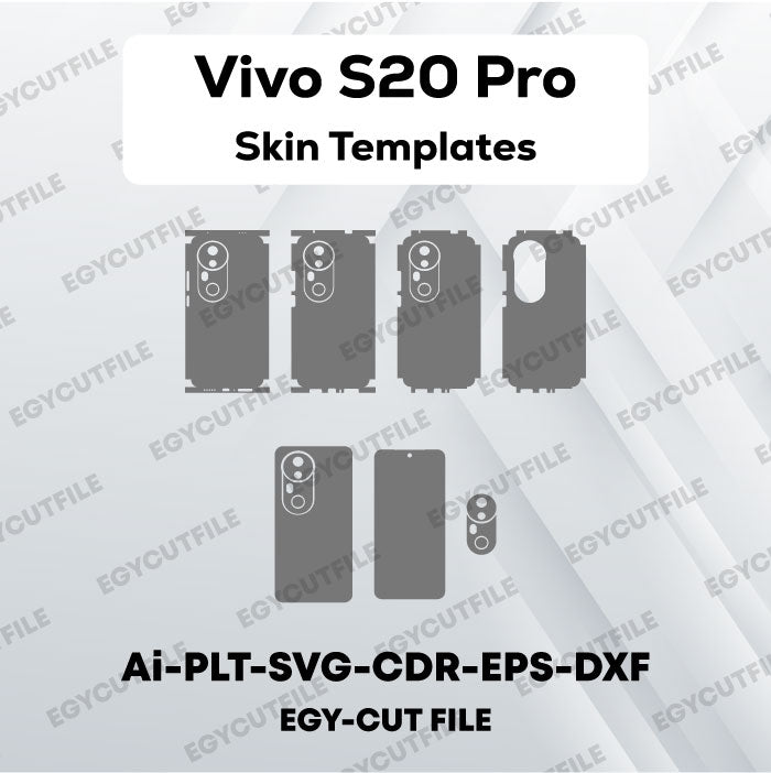 Vivo S20 Pro Vector Skin Cut Files