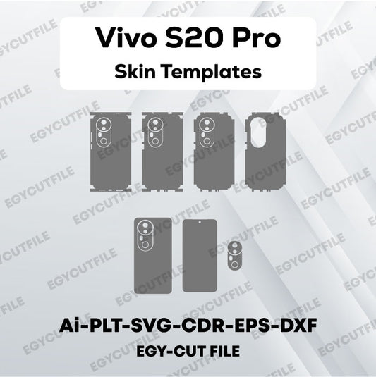 Vivo S20 Pro Vector Skin Cut Files