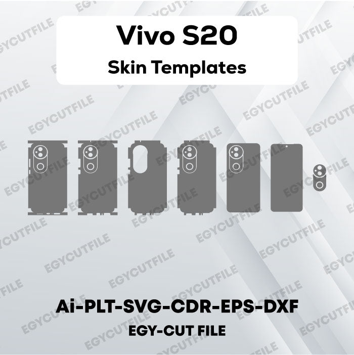 Vivo S20 Vector Skin Cut Files