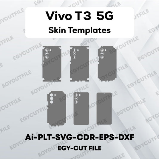 Vivo T3 5G Vector Skin Cut Files