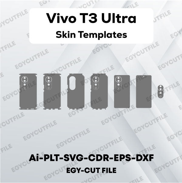 Vivo T3 Ultra Vector Skin Cut Files