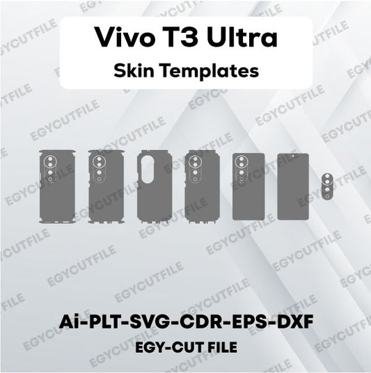 Vivo T3 Ultra Vector Skin Cut Files