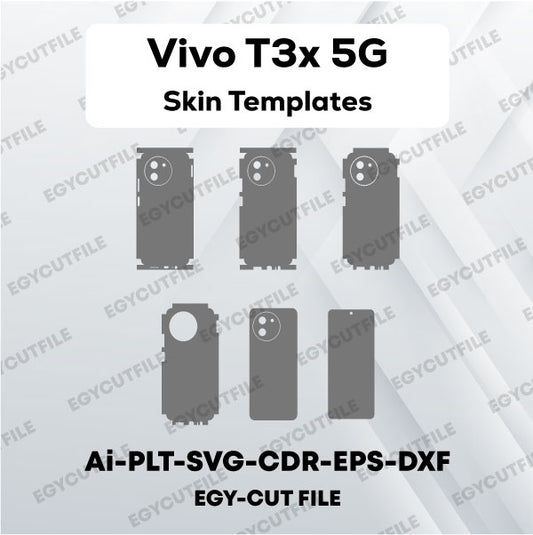 Vivo T3x 5G Vector Skin Cut Files