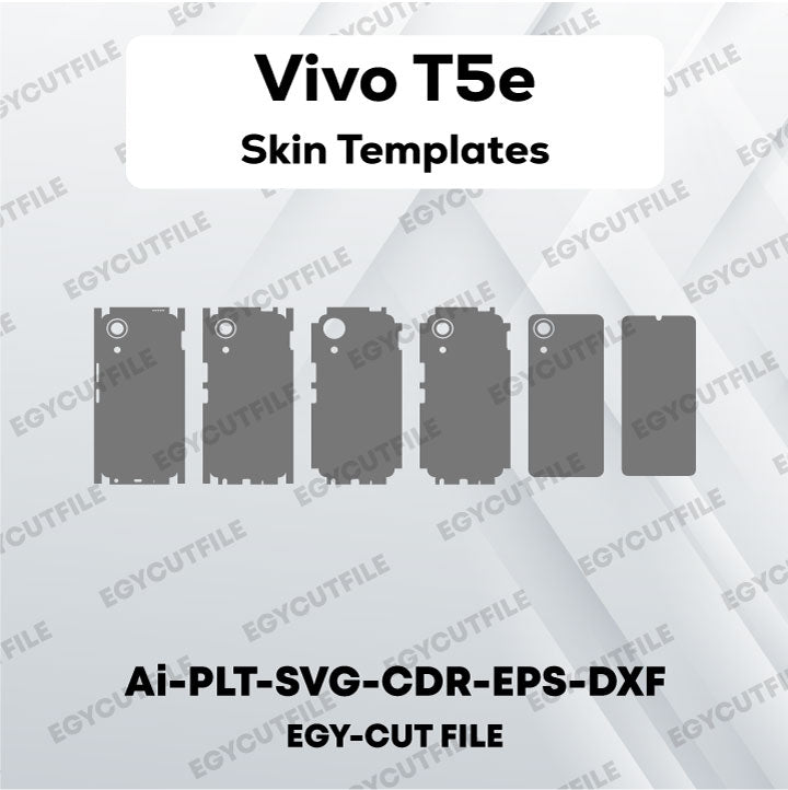 Vivo T5e Vector Skin Cut Files