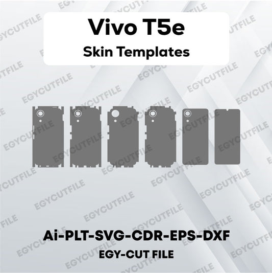Vivo T5e Vector Skin Cut Files