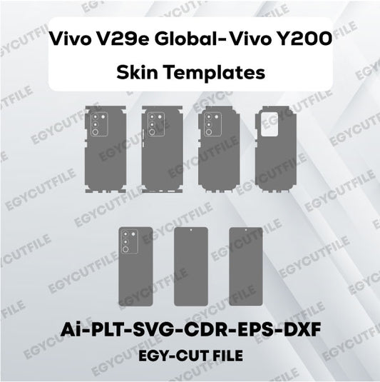 Vivo V29e Global-Vivo Y200 Vector Skin Cut Files