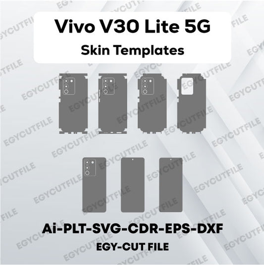 Vivo V30 Lite 5G Vector Skin Cut Files