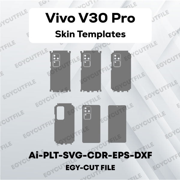 Vivo V30 Pro Vector Skin Cut Files