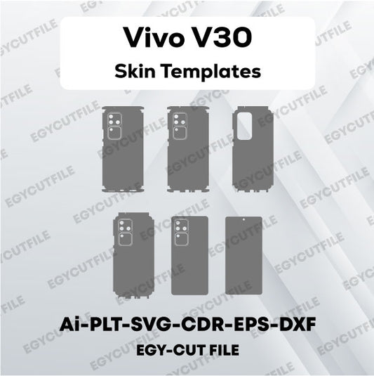 Vivo V30 Vector Skin Cut Files