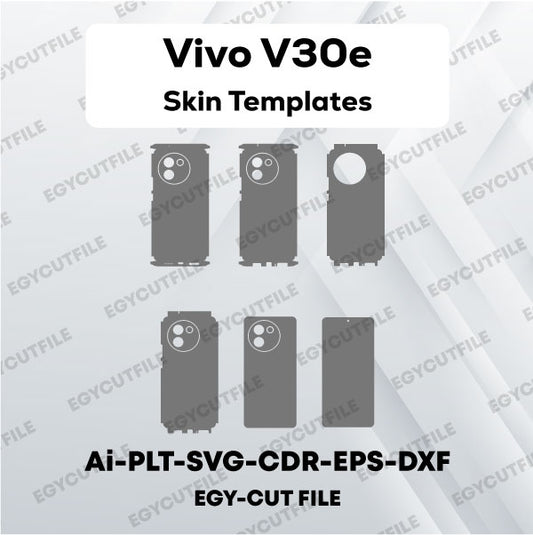 Vivo V30e Vector Skin Cut Files