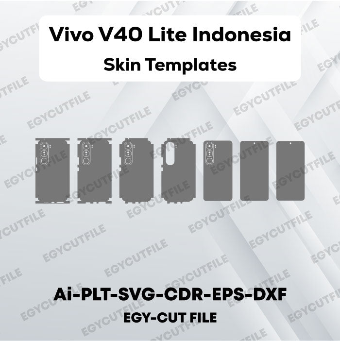 Vivo V40 Lite 5G-4G Indonesia Vector Skin Cut Files