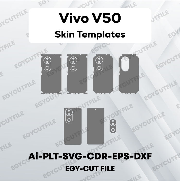 Vivo V50 Vector Skin Cut Files