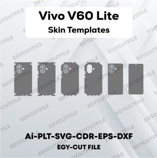 Vivo V60 Lite 4G-5G Vector Skin Cut Files