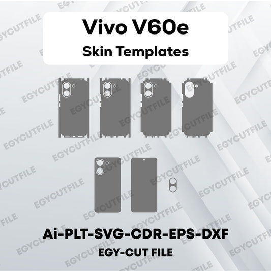 Vivo V60e Vector Skin Cut Files