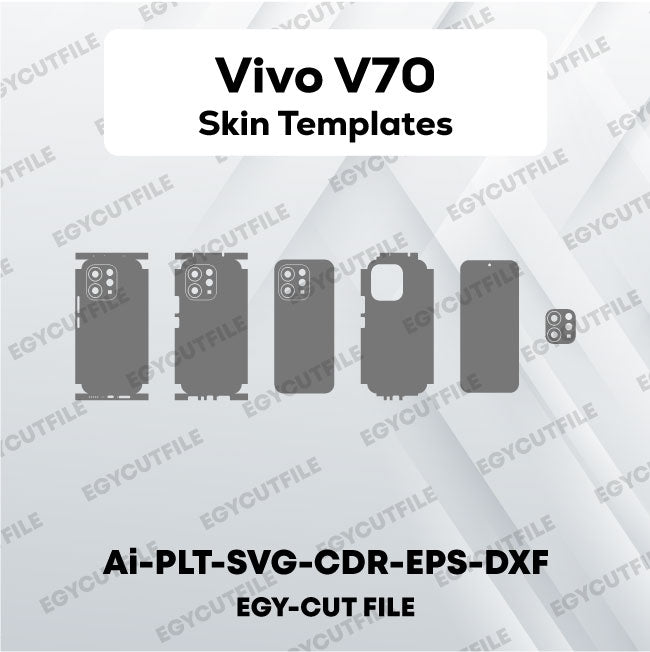 Vivo V70 Vector Skin Cut Files