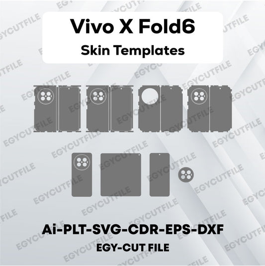 Vivo X Fold6 Vector Skin Cut Files
