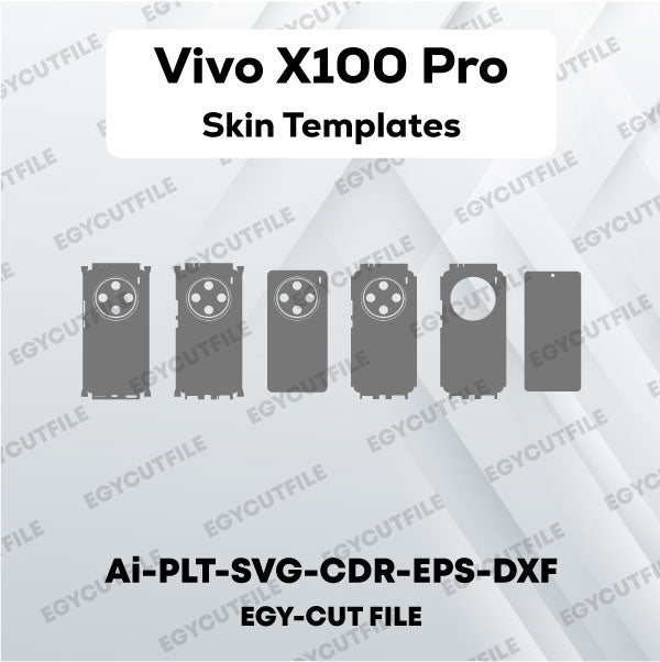 Vivo X100 Pro Vector Skin Cut Files