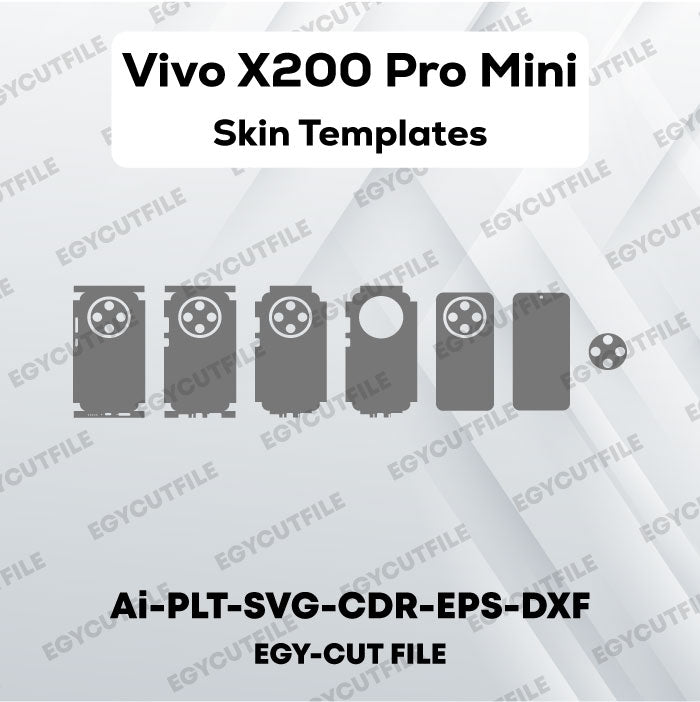 Vivo X200 Pro Mini Vector Skin Cut Files