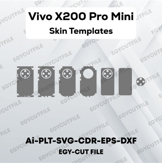 Vivo X200 Pro Mini Vector Skin Cut Files