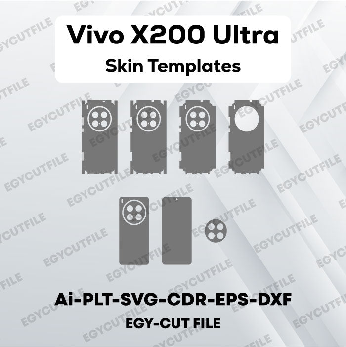 Vivo X200 Ultra Vector Skin Cut Files