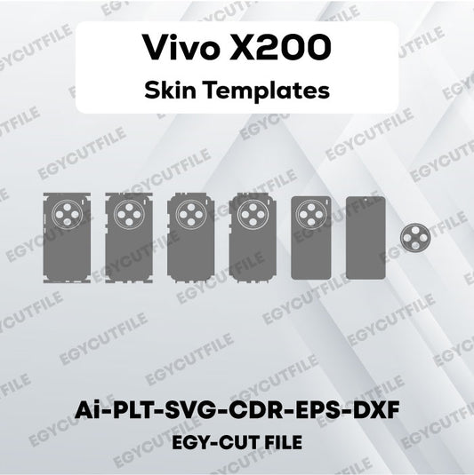 Vivo X200 Vector Skin Cut Files