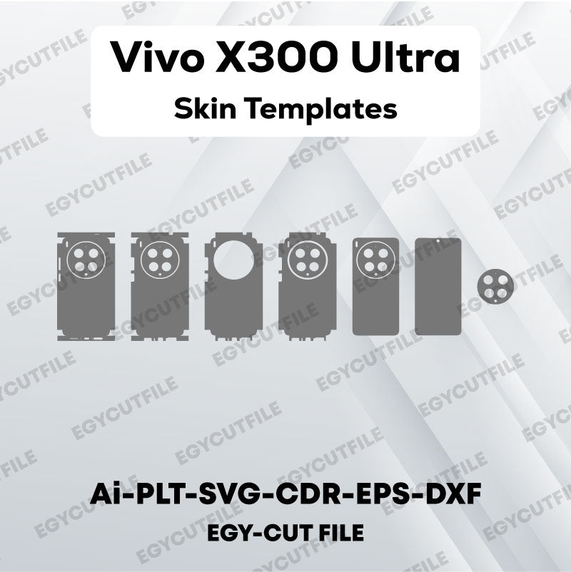 Vivo X300 Ultra Vector Skin Cut Files