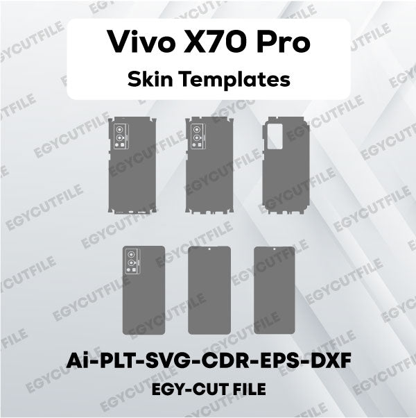 Vivo X70 Pro Vector Skin Cut Files