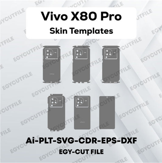 Vivo X80 Pro Vector Skin Cut Files