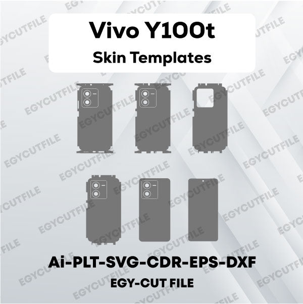 Vivo Y100t Vector Skin Cut Files