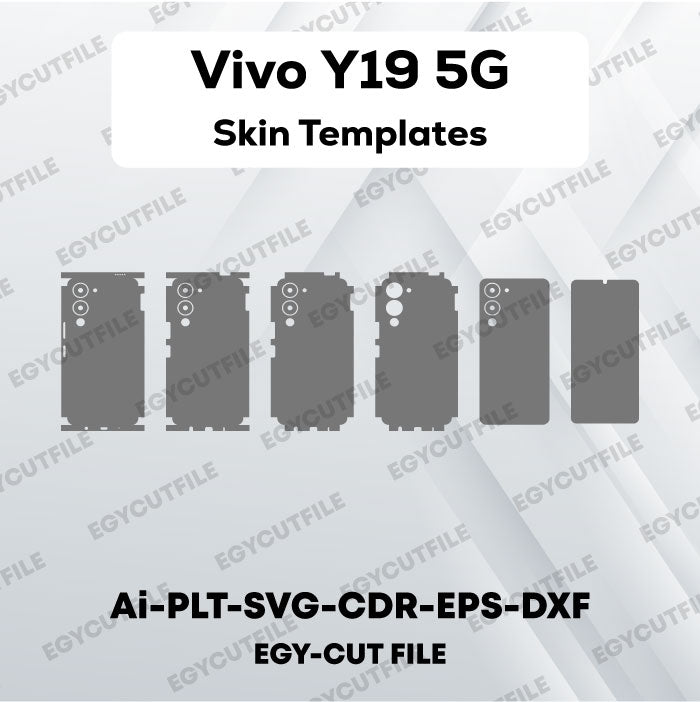 Vivo Y19 5G Vector Skin Cut Files