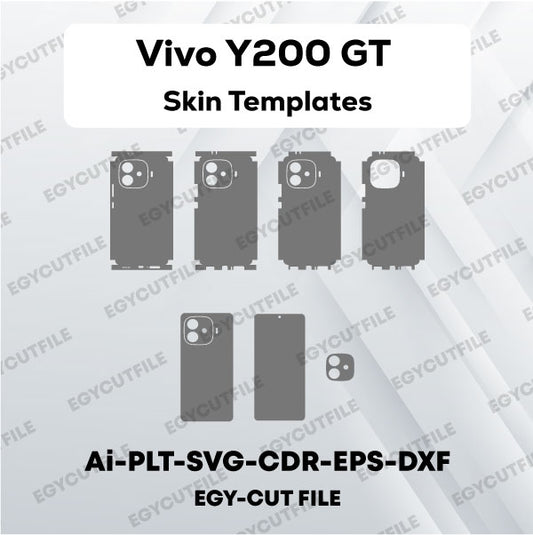 Vivo Y200 GT Vector Skin Cut Files