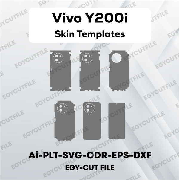 Vivo Y200i Vector Skin Cut Files