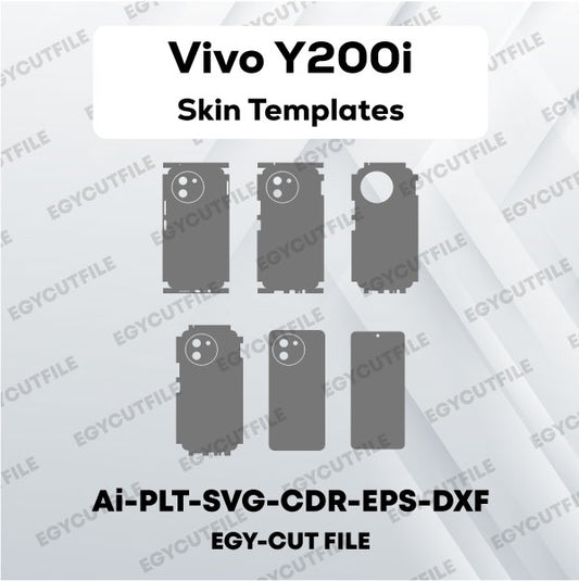 Vivo Y200i Vector Skin Cut Files