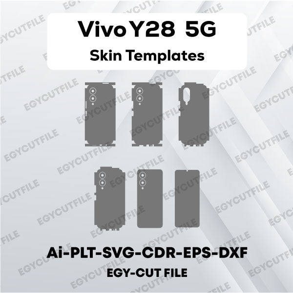 Vivo Y28 5G Vector Skin Cut Files