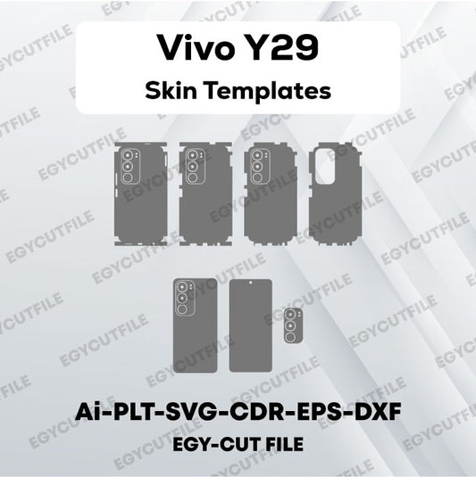 Vivo Y29 Vector Skin Cut Files