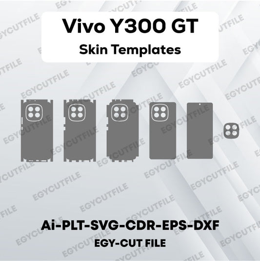 Vivo Y300 GT Vector Skin Cut Files