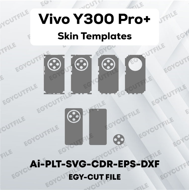 Vivo Y300 Pro+ Vector Skin Cut Files
