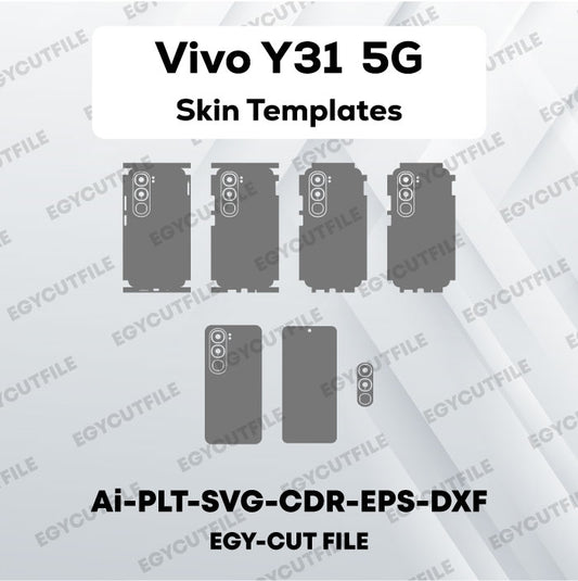 Vivo Y31 5G Vector Skin Cut Files