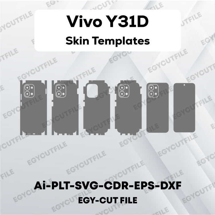Vivo Y31D Vector Skin Cut Files